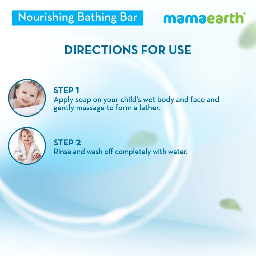 Nourishing Bathing Bar Soap For Kids, 75 g (Pack of 5)-7.webp
